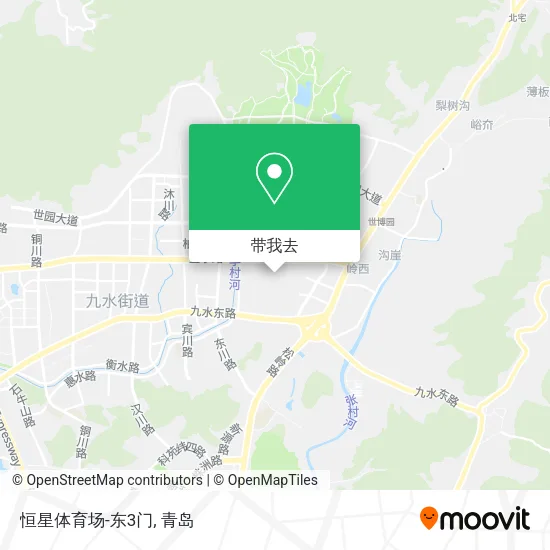 恒星体育场-东3门地图