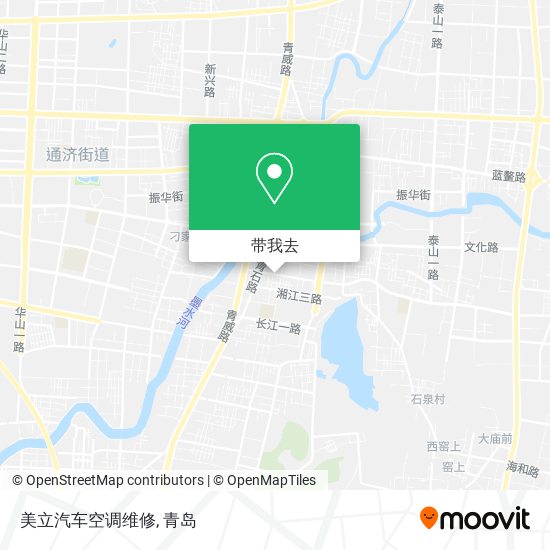 美立汽车空调维修地图