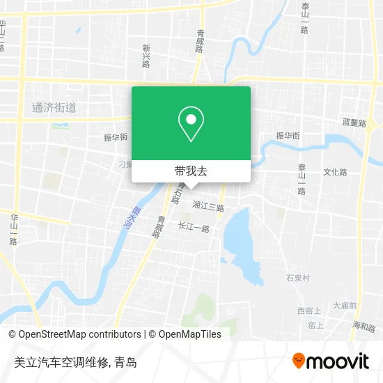 美立汽车空调维修地图