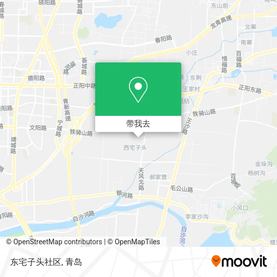 东宅子头社区地图
