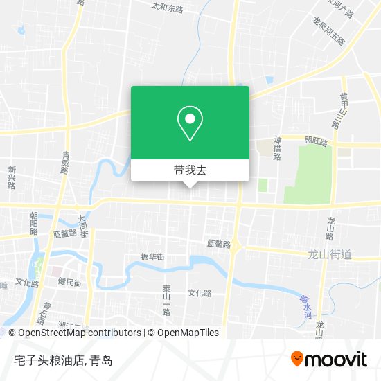 宅子头粮油店地图