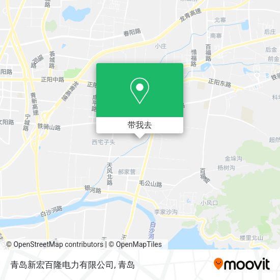 青岛新宏百隆电力有限公司地图
