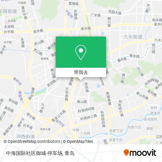 中海国际社区御城-停车场地图