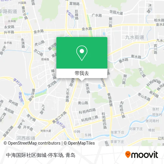 中海国际社区御城-停车场地图