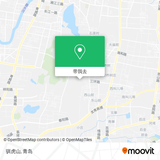 驯虎山地图