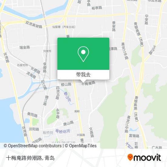 十梅庵路帅潮路地图