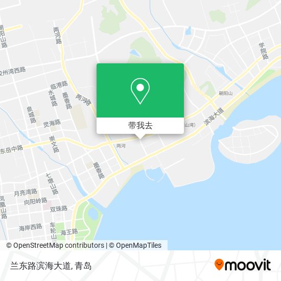 兰东路滨海大道地图