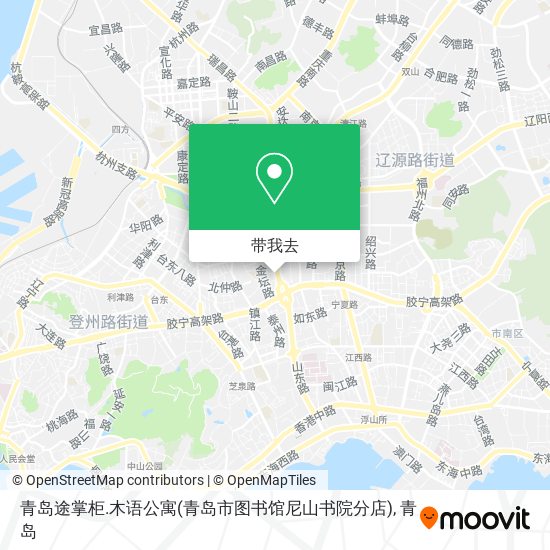 青岛途掌柜.木语公寓(青岛市图书馆尼山书院分店)地图