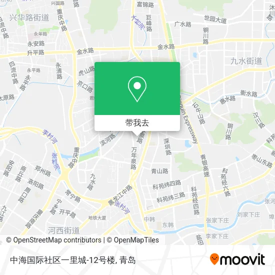中海国际社区一里城-12号楼地图
