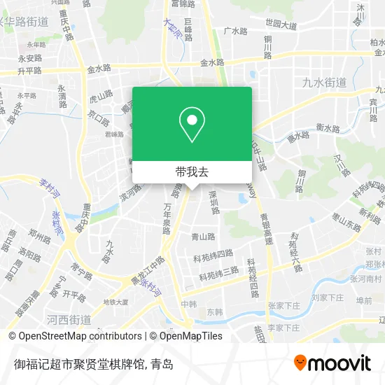 御福记超市聚贤堂棋牌馆地图