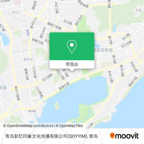 青岛影忆印象文化传播有限公司(QDYYIM)地图