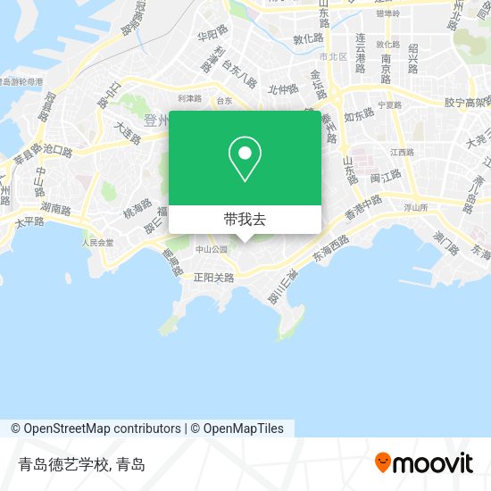 青岛德艺学校地图