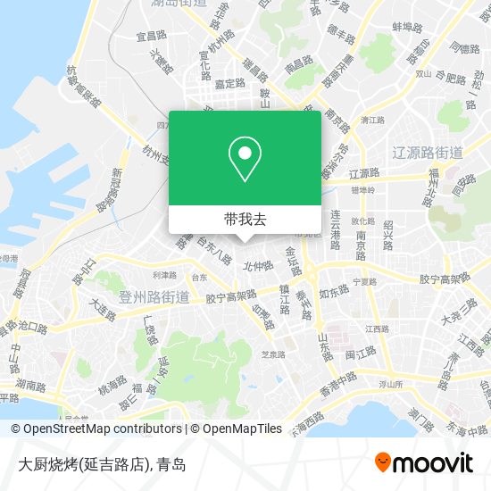 大厨烧烤(延吉路店)地图