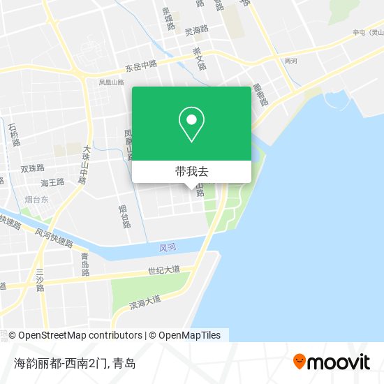 海韵丽都-西南2门地图