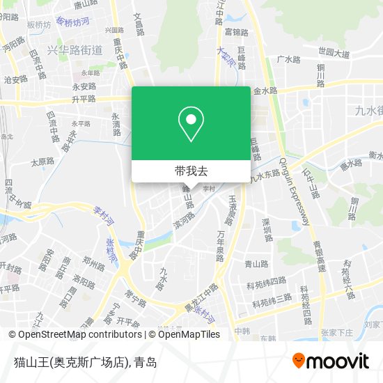 猫山王(奥克斯广场店)地图