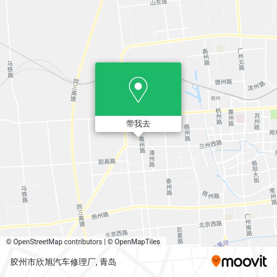 胶州市欣旭汽车修理厂地图