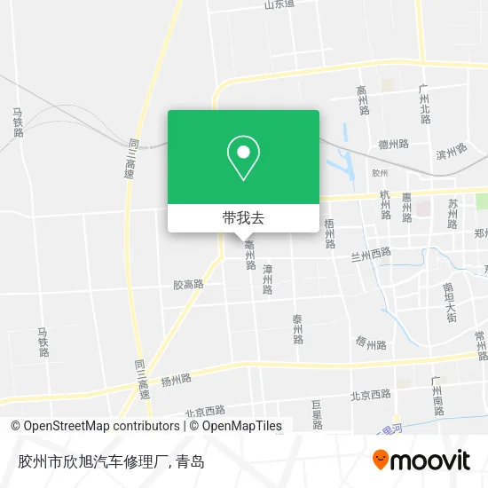 胶州市欣旭汽车修理厂地图