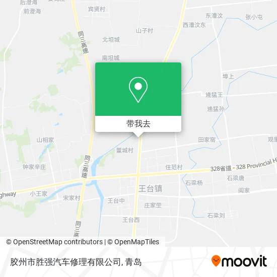 胶州市胜强汽车修理有限公司地图