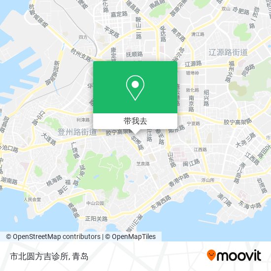 市北圆方吉诊所地图