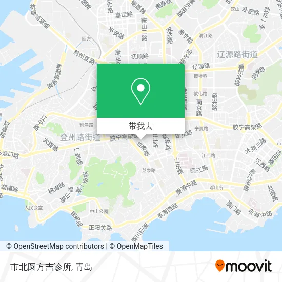 市北圆方吉诊所地图