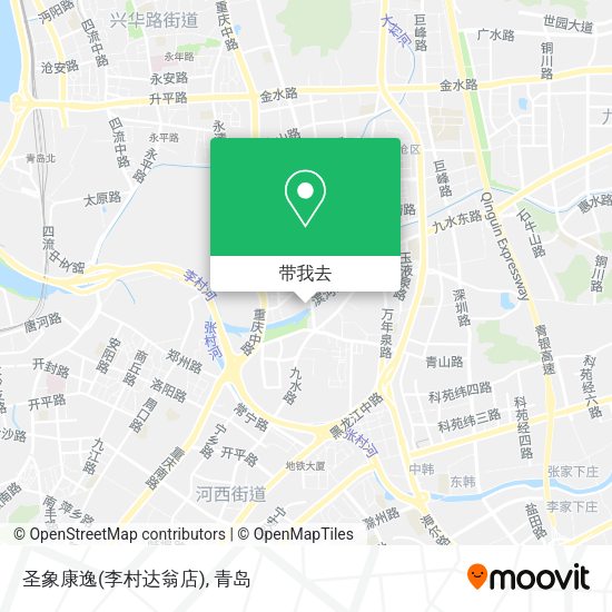 圣象康逸(李村达翁店)地图