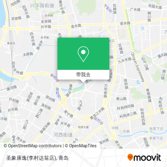 圣象康逸(李村达翁店)地图