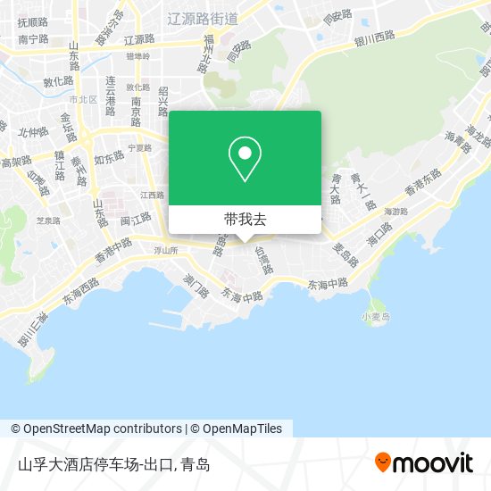 山孚大酒店停车场-出口地图