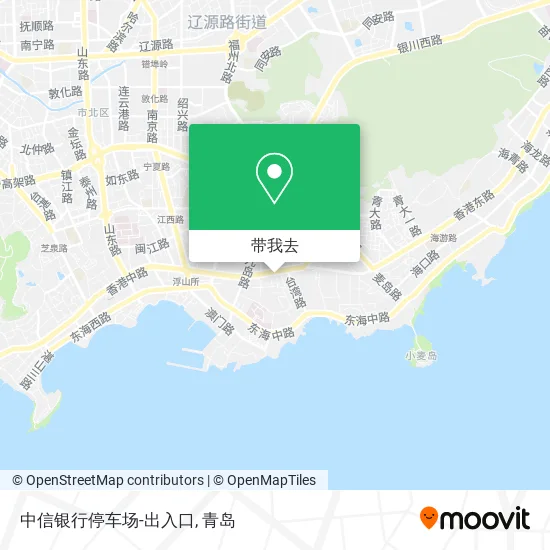 中信银行停车场-出入口地图