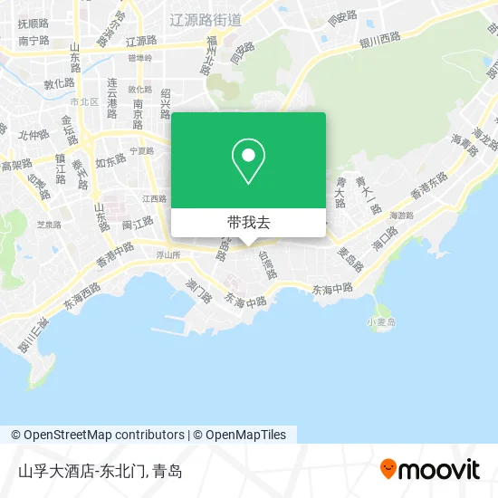 山孚大酒店-东北门地图