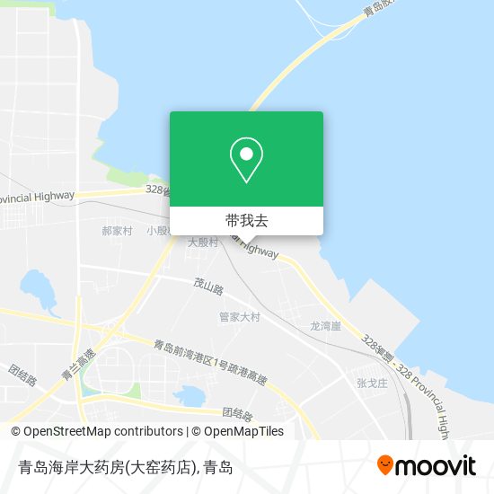 青岛海岸大药房(大窑药店)地图
