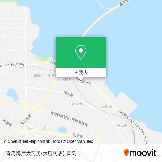 青岛海岸大药房(大窑药店)地图