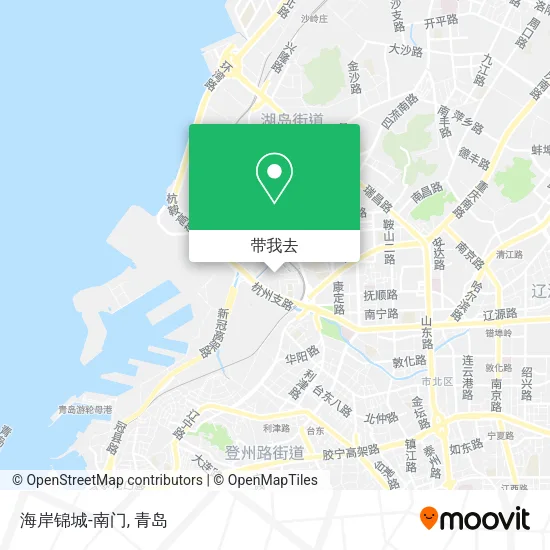 海岸锦城-南门地图