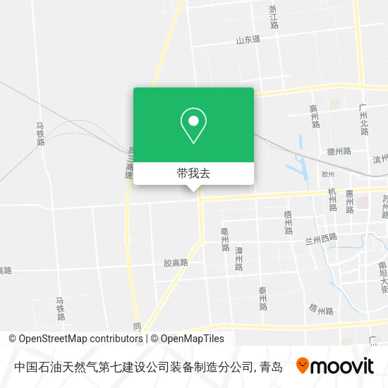 中国石油天然气第七建设公司装备制造分公司地图