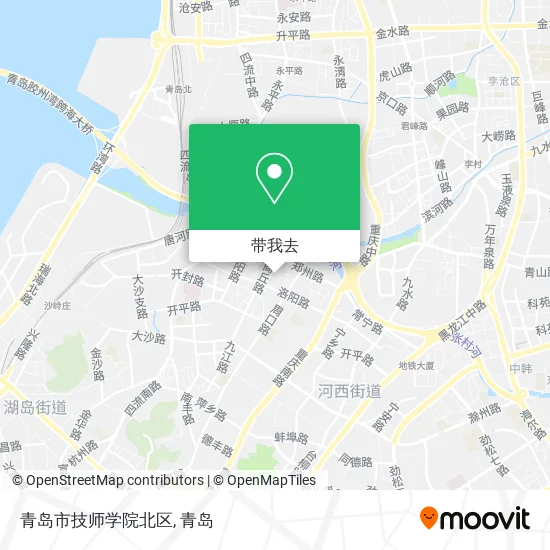 青岛市技师学院北区地图
