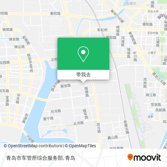 青岛市车管所综合服务部地图