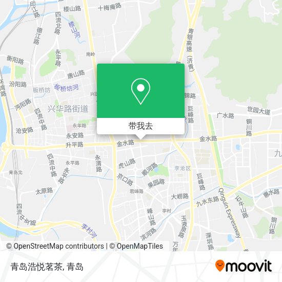 青岛浩悦茗茶地图
