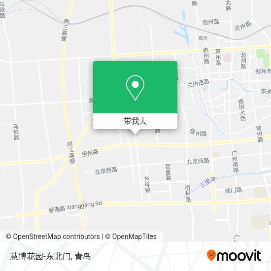 慧博花园-东北门地图