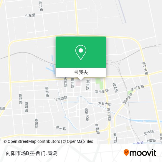 向阳市场B座-西门地图