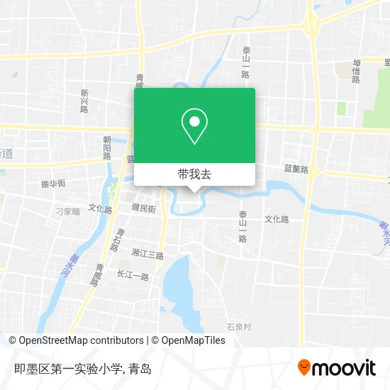 即墨区第一实验小学地图