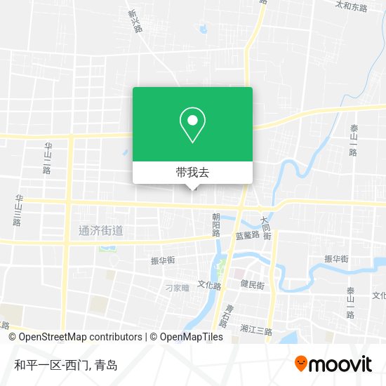 和平一区-西门地图