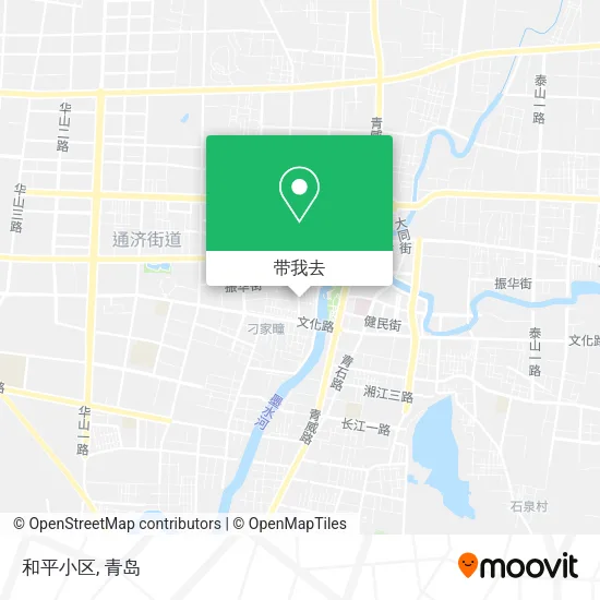 和平小区地图