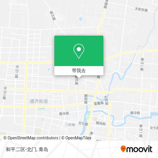 和平二区-北门地图