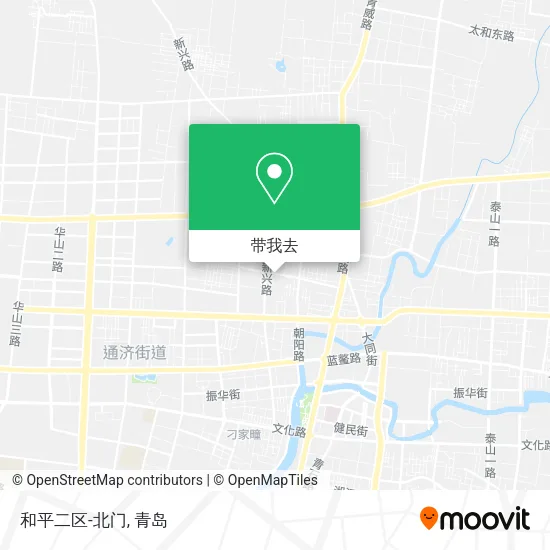 和平二区-北门地图