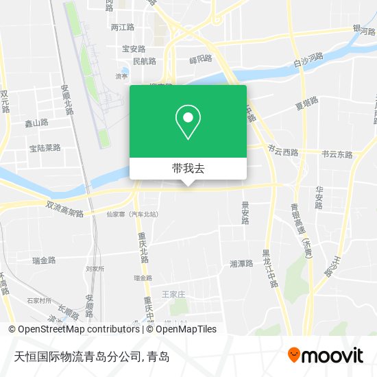 天恒国际物流青岛分公司地图