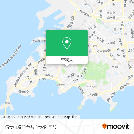 信号山路21号院-1号楼地图