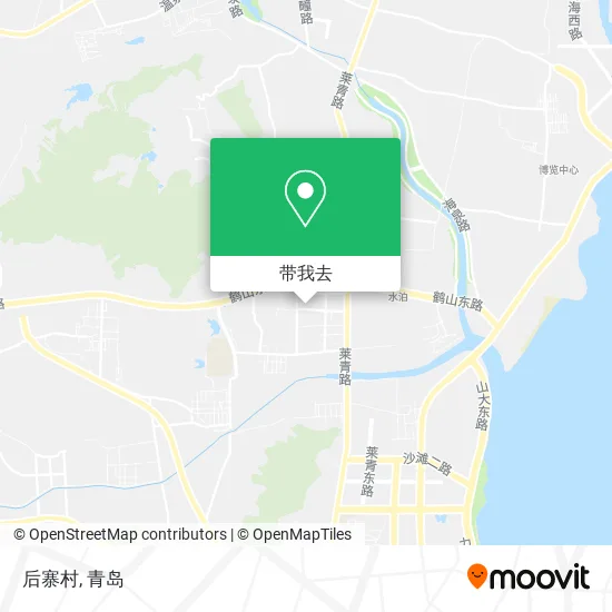 后寨村地图