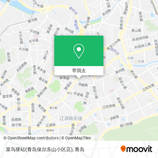 菜鸟驿站(青岛保尔东山小区店)地图