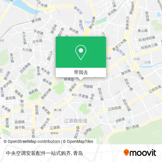 中央空调安装配件一站式购齐地图