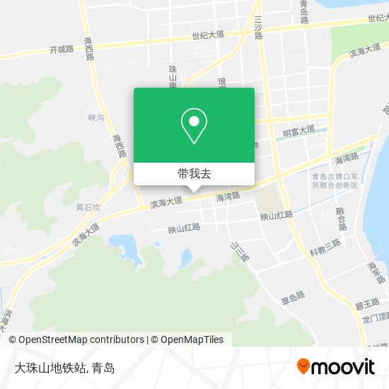 大珠山地铁站地图