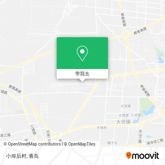 小埠后村地图